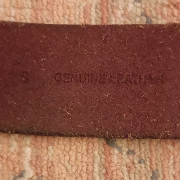 Frye Brown Leather Women's Belt size small - Picture 4 of 11